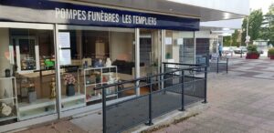 devanture pompes funebres Les Templiers