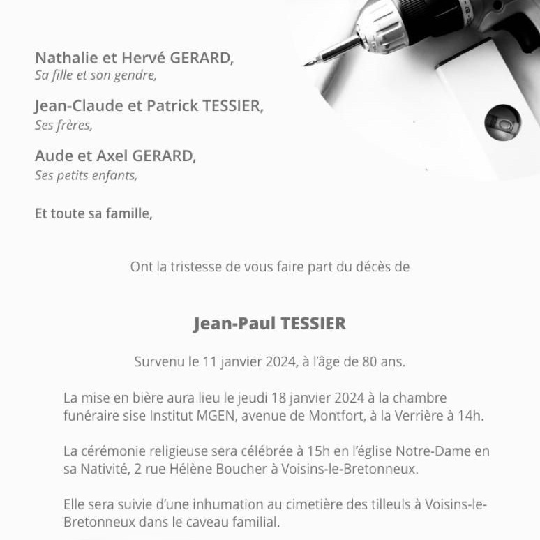 Photo de Jean Paul TESSIER